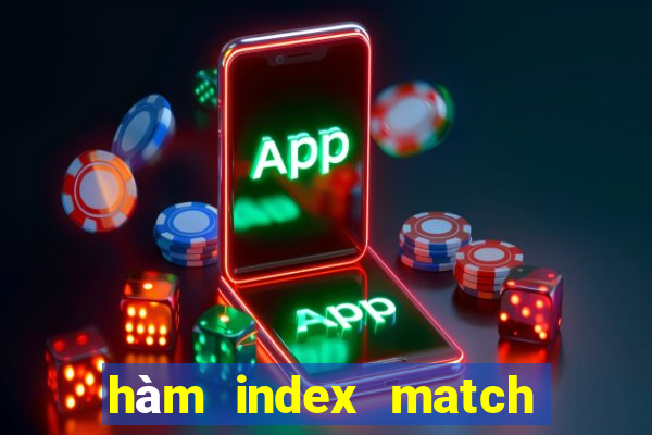 hàm index match trong excel