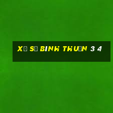 xổ số bình thuận 3 4