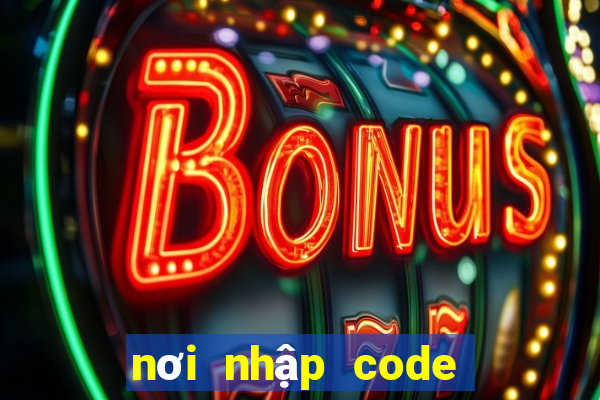 nơi nhập code free fire