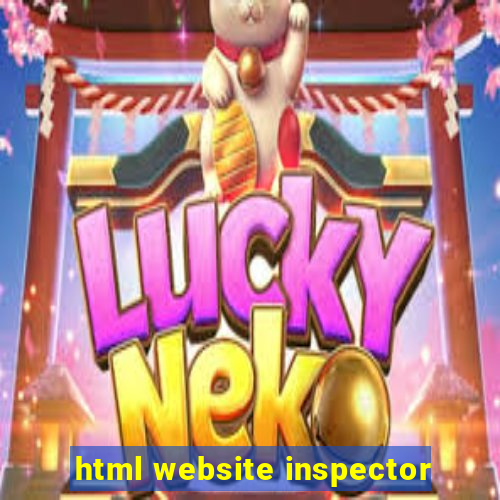 html website inspector