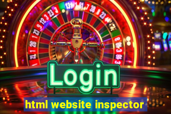 html website inspector