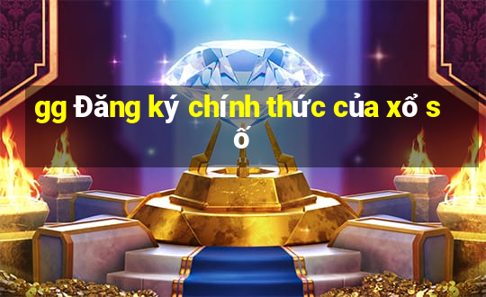 gg Đăng ký chính thức của xổ số