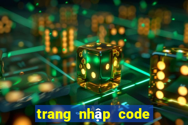 trang nhập code liên quân