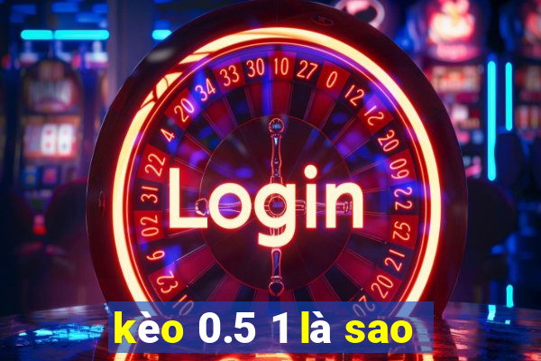 kèo 0.5 1 là sao