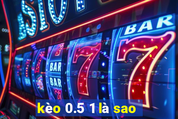 kèo 0.5 1 là sao