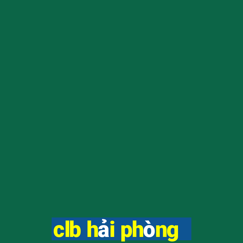 clb hải phòng