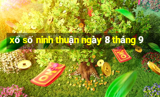 xổ số ninh thuận ngày 8 tháng 9