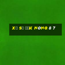 xổ số đắk nông 8 7