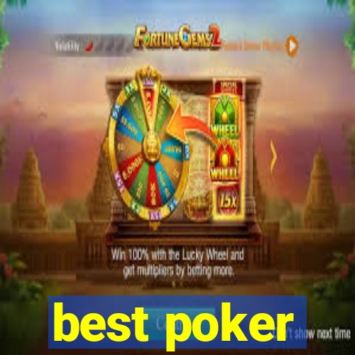 best poker