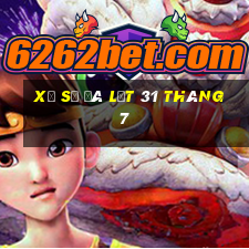 xổ số đà lạt 31 tháng 7