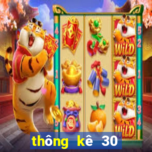 thông kê 30 ngày xsmb