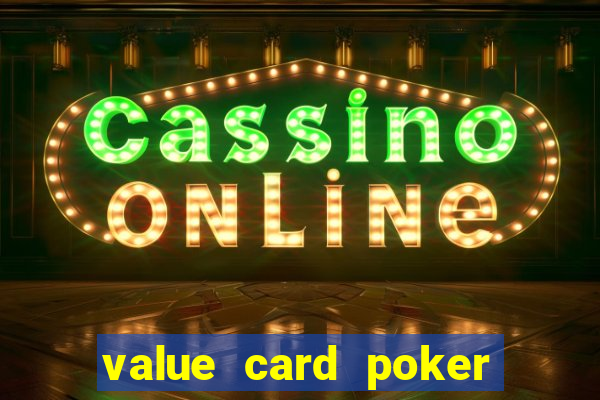 value card poker là gì