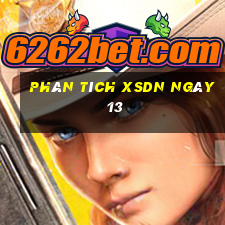 Phân tích XSDN ngày 13