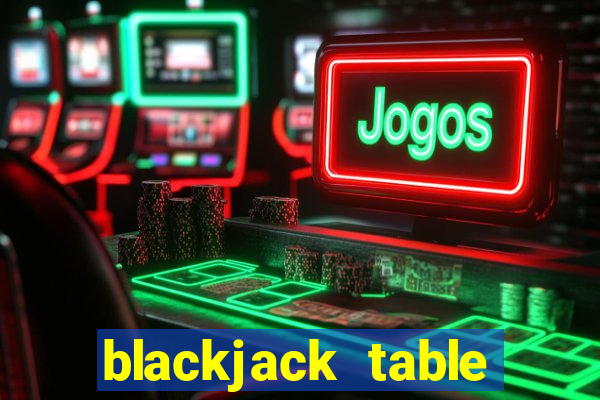 blackjack table plans pdf