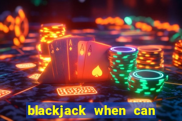 blackjack when can you split