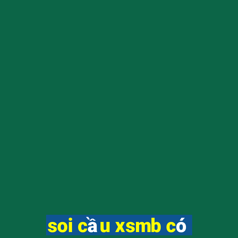 soi cầu xsmb có