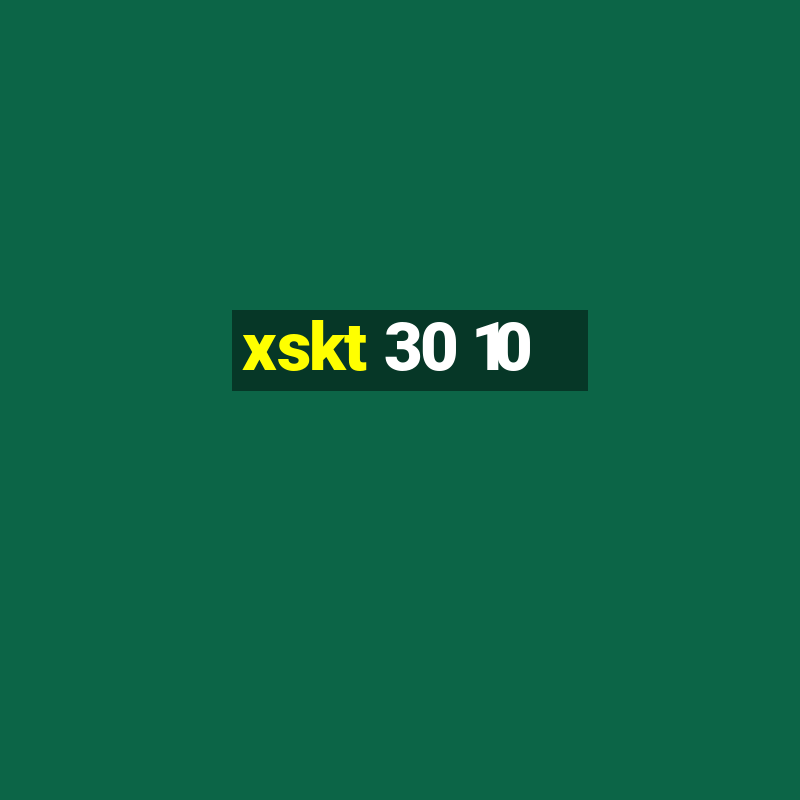 xskt 30 10