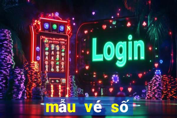 mẫu vé số long an