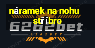 náramek na nohu stříbro