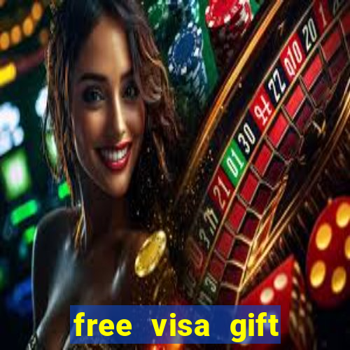 free visa gift card generator