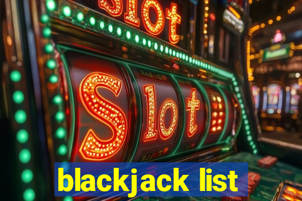 blackjack list