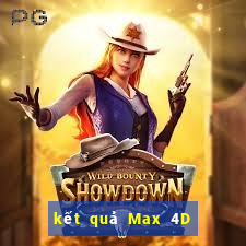 kết quả Max 4D ngày 3