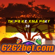 Thống kê XSLA ngày 30