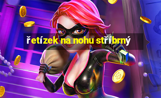 řetízek na nohu stříbrný