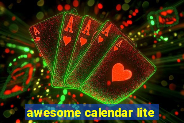 awesome calendar lite