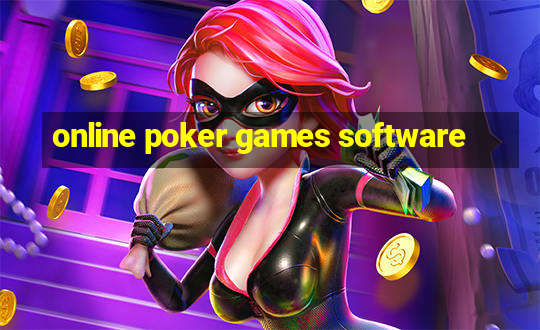 online poker games software