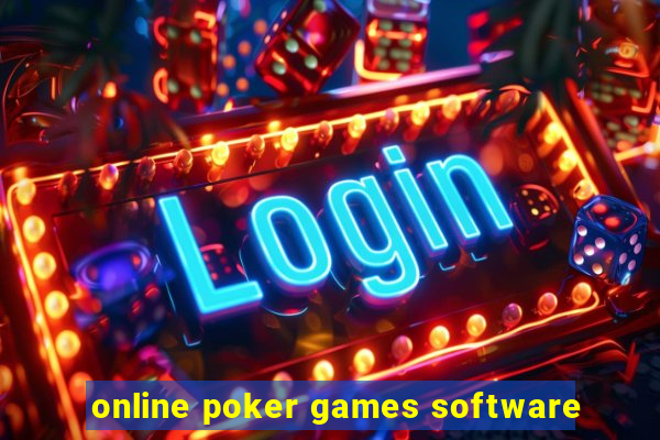 online poker games software