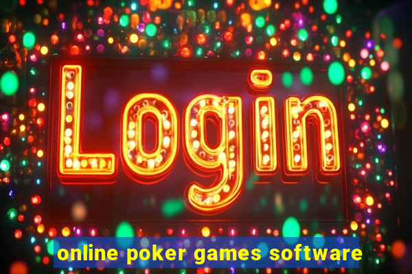 online poker games software