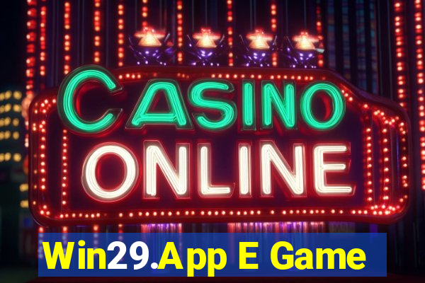 Win29.App E Game