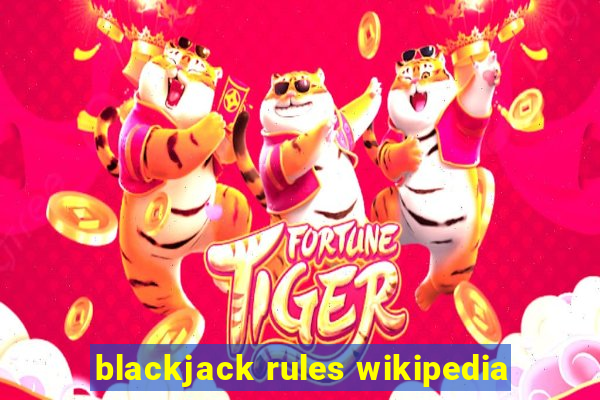 blackjack rules wikipedia