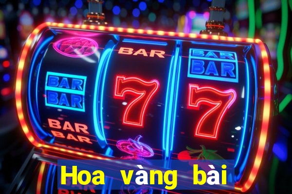 Hoa vàng bài poker Za Chiên