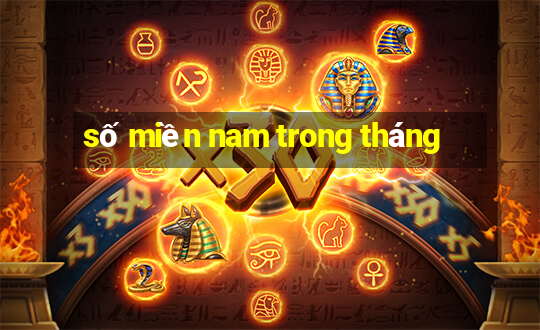 số miền nam trong tháng