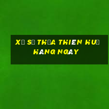 xổ số thừa thiên huế hàng ngày