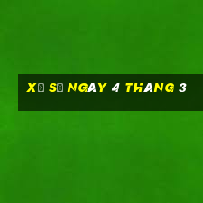 xổ số ngày 4 tháng 3