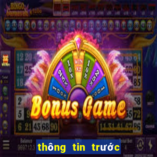 thông tin trước trận đấu