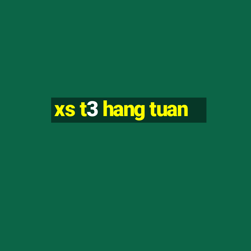 xs t3 hang tuan