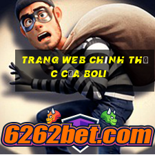 Trang web chính thức của Boli