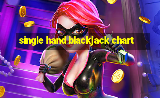 single hand blackjack chart