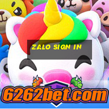 zalo sign in