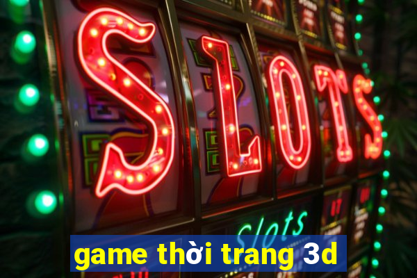 game thời trang 3d