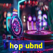 họp ubnd