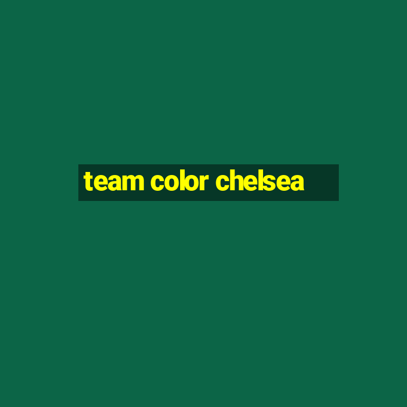 team color chelsea