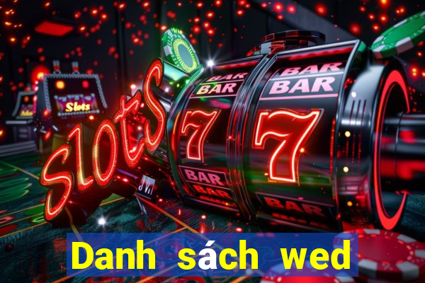 Danh sách wed châu Á phải thắng