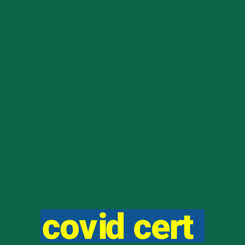 covid cert