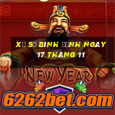 xổ số bình định ngày 17 tháng 11