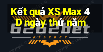 Kết quả XS Max 4D ngày thứ năm